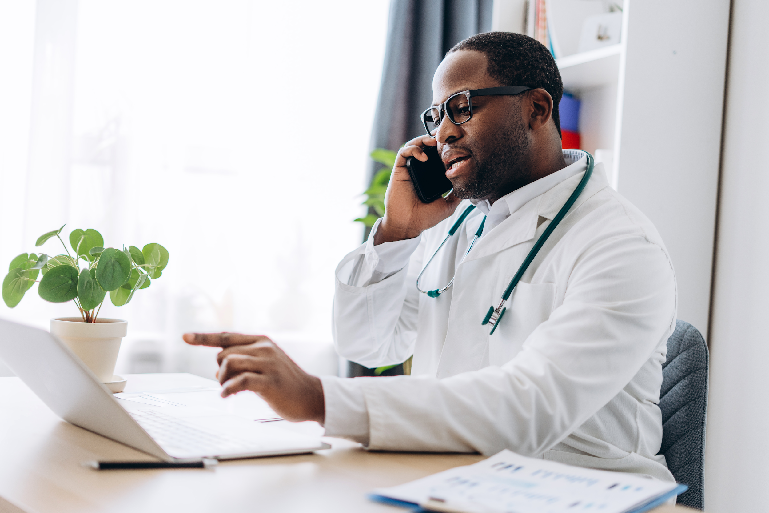 Vantara Health member consulting with a provider via secure video telehealth